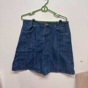 Baccini Denim Skirt Size 10